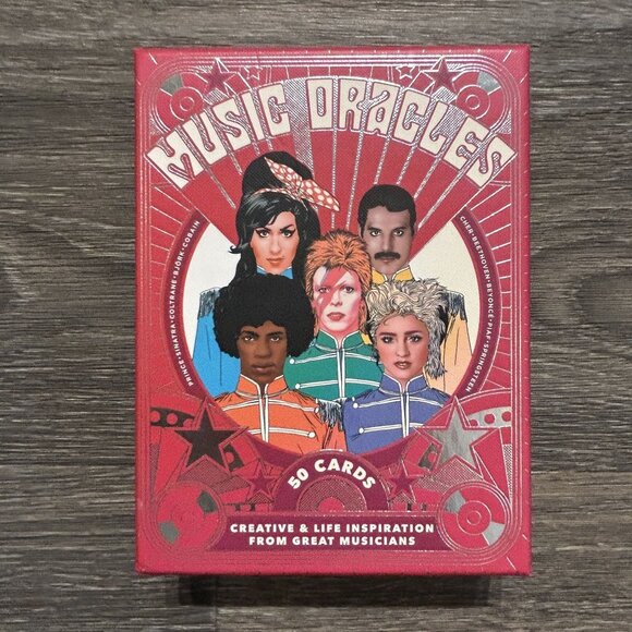 Music Oracles Creative Inspiration Great Musicians 50 Card Deck Laurence King - Picture 1 of 7